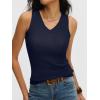 imageANRABESS Womens Wool Blend Tank Tops V Neck Sleeveless Sweater Business Casual Work Knit Shirts Slim Fit 2026 Summer OutfitsNavy Blue