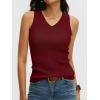 imageANRABESS Womens Wool Blend Tank Tops V Neck Sleeveless Sweater Business Casual Work Knit Shirts Slim Fit 2026 Summer OutfitsWine Red