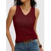 imageANRABESS Womens Wool Blend Tank Tops V Neck Sleeveless Sweater Business Casual Work Knit Shirts Slim Fit 2026 Summer OutfitsWine Red