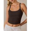 imageANRABESS Womens Workout Tops Ribbed Crop Tank Backless Sleeveless Scoop Neck Going Out Camis Shirts 2026 Summer Gym ClothesBrown