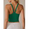 imageANRABESS Womens Workout Tops Ribbed Crop Tank Backless Sleeveless Scoop Neck Going Out Camis Shirts 2026 Summer Gym ClothesGreen