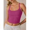 imageANRABESS Womens Workout Tops Ribbed Crop Tank Backless Sleeveless Scoop Neck Going Out Camis Shirts 2026 Summer Gym ClothesHot Pink