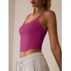 imageANRABESS Womens Workout Tops Ribbed Crop Tank Backless Sleeveless Scoop Neck Going Out Camis Shirts 2026 Summer Gym ClothesHot Pink