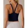 imageANRABESS Womens Workout Tops Ribbed Crop Tank Backless Sleeveless Scoop Neck Going Out Camis Shirts 2026 Summer Gym ClothesNavy Blue
