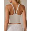 imageANRABESS Womens Workout Tops Ribbed Crop Tank Backless Sleeveless Scoop Neck Going Out Camis Shirts 2026 Summer Gym ClothesOatmeal