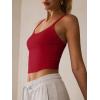 imageANRABESS Womens Workout Tops Ribbed Crop Tank Backless Sleeveless Scoop Neck Going Out Camis Shirts 2026 Summer Gym ClothesRed