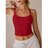 imageANRABESS Womens Workout Tops Ribbed Crop Tank Backless Sleeveless Scoop Neck Going Out Camis Shirts 2026 Summer Gym ClothesRed