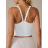 imageANRABESS Womens Workout Tops Ribbed Crop Tank Backless Sleeveless Scoop Neck Going Out Camis Shirts 2026 Summer Gym ClothesWhite