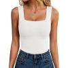 imageANRABESS Tank Tops for Women 2026 Summer Square Neck Sleeveless Rib Knit Basic Slim Fit Shirts Casual Basic Workout ClothesWhite
