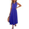 imageANRABESS Womens Casual Dress Summer Sleeveless V Neck Sundress Aline Flowy Beach Maxi Dresses Travel 2026 Vacation OutfitsRoyal Blue