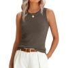 imageANRABESS Womens Wool Blend Tank Tops Sweaters Sleeveless Soft Fitted Business Casual Sweater Shirts 2026 Summer ClothesCoffee