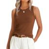 imageANRABESS Womens Wool Blend Tank Tops Sweaters Sleeveless Soft Fitted Business Casual Sweater Shirts 2026 Summer ClothesDark Caramel