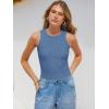imageANRABESS High Neck Tank Tops for Women Sleeveless Shirts Summer 2026 Basic Soft Slim Fit Racerback Trendy Casual OutfitsBlue