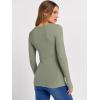 imageANRABESS Long Sleeve Shirts for Women Square Neck Tops Ribbed Knit Slim Fit Basic Tee Going Out Fall Fashion ClothingSage Green
