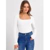 imageANRABESS Long Sleeve Shirts for Women Square Neck Tops Ribbed Knit Slim Fit Basic Tee Going Out Fall Fashion ClothingWhite