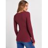 imageANRABESS Long Sleeve Shirts for Women Square Neck Tops Ribbed Knit Slim Fit Basic Tee Going Out Fall Fashion ClothingWine Red