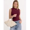 imageANRABESS Mock Neck Tank Tops for Women Ribbed Knit Sleeveless Top Slim Fit 2026 Summer Casual Basic Layer ShirtsDeep Red