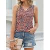 imageANRABESS Tank Tops for Women Summer V Neck Sleeveless Basic Tee Casual Loose Fit Shirts 2026 Spring Beach Vacation ClothesOrange Blue Diamonds
