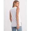 imageANRABESS Tank Tops for Women Summer V Neck Sleeveless Basic Tee Casual Loose Fit Shirts 2026 Spring Beach Vacation ClothesWhite