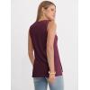 imageANRABESS Tank Tops for Women Summer V Neck Sleeveless Basic Tee Casual Loose Fit Shirts 2026 Spring Beach Vacation ClothesWine Red