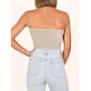 imageANRABESS Tube Top for Women Summer Strapless Bandeau Knit Twist Knot Corset Crop Basic Tank Tops 2026 Vacation Beach ClothesApricot