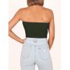 imageANRABESS Tube Top for Women Summer Strapless Bandeau Knit Twist Knot Corset Crop Basic Tank Tops 2026 Vacation Beach ClothesArmy Green