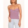 imageANRABESS Tube Top for Women Summer Strapless Bandeau Knit Twist Knot Corset Crop Basic Tank Tops 2026 Vacation Beach ClothesPurple