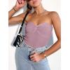 imageANRABESS Tube Top for Women Summer Strapless Bandeau Knit Twist Knot Corset Crop Basic Tank Tops 2026 Vacation Beach ClothesPurple