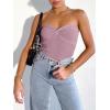 imageANRABESS Tube Top for Women Summer Strapless Bandeau Knit Twist Knot Corset Crop Basic Tank Tops 2026 Vacation Beach ClothesPurple