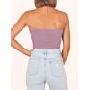 imageANRABESS Tube Top for Women Summer Strapless Bandeau Knit Twist Knot Corset Crop Basic Tank Tops 2026 Vacation Beach ClothesPurple