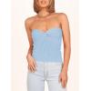 imageANRABESS Tube Top for Women Summer Strapless Bandeau Knit Twist Knot Corset Crop Basic Tank Tops 2026 Vacation Beach ClothesSky