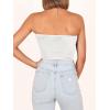 imageANRABESS Tube Top for Women Summer Strapless Bandeau Knit Twist Knot Corset Crop Basic Tank Tops 2026 Vacation Beach ClothesWhite