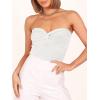 imageANRABESS Tube Top for Women Summer Strapless Bandeau Knit Twist Knot Corset Crop Basic Tank Tops 2026 Vacation Beach ClothesWhite