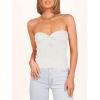 imageANRABESS Tube Top for Women Summer Strapless Bandeau Knit Twist Knot Corset Crop Basic Tank Tops 2026 Vacation Beach ClothesWhite