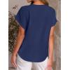 imageANRABESS Women Short Sleeve Henley Top V Neck Dressy Business Casual Work Blouses Summer Shirts 2026 Vacation Fashion ClothesDeep Blue