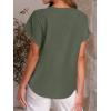 imageANRABESS Women Short Sleeve Henley Top V Neck Dressy Business Casual Work Blouses Summer Shirts 2026 Vacation Fashion ClothesOlive