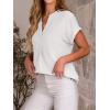 imageANRABESS Women Short Sleeve Henley Top V Neck Dressy Business Casual Work Blouses Summer Shirts 2026 Vacation Fashion ClothesWhite