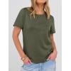 imageANRABESS Women Short Sleeve Tops Summer Basic Tee WrinkleFree Trendy Cute T Shirts 2026 Spring Business Casual OutfitsArmy Green