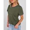 imageANRABESS Women Short Sleeve Tops Summer Basic Tee WrinkleFree Trendy Cute T Shirts 2026 Spring Business Casual OutfitsArmy Green