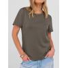 imageANRABESS Women Short Sleeve Tops Summer Basic Tee WrinkleFree Trendy Cute T Shirts 2026 Spring Business Casual OutfitsCoffee Grey