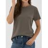 imageANRABESS Women Short Sleeve Tops Summer Basic Tee WrinkleFree Trendy Cute T Shirts 2026 Spring Business Casual OutfitsCoffee Grey