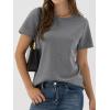 imageANRABESS Women Short Sleeve Tops Summer Basic Tee WrinkleFree Trendy Cute T Shirts 2026 Spring Business Casual OutfitsGrey