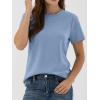 imageANRABESS Women Short Sleeve Tops Summer Basic Tee WrinkleFree Trendy Cute T Shirts 2026 Spring Business Casual OutfitsLight Blue
