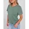 imageANRABESS Women Short Sleeve Tops Summer Basic Tee WrinkleFree Trendy Cute T Shirts 2026 Spring Business Casual OutfitsLight Green