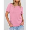 imageANRABESS Women Short Sleeve Tops Summer Basic Tee WrinkleFree Trendy Cute T Shirts 2026 Spring Business Casual OutfitsPink