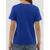 imageANRABESS Women Short Sleeve Tops Summer Basic Tee WrinkleFree Trendy Cute T Shirts 2026 Spring Business Casual OutfitsRoyal Blue