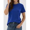 imageANRABESS Women Short Sleeve Tops Summer Basic Tee WrinkleFree Trendy Cute T Shirts 2026 Spring Business Casual OutfitsRoyal Blue