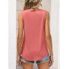 imageANRABESS Women Summer Lace Tank Tops 2026 Summer Sleeveless Loose Fit Curved Hem Flowy Shirts Dressy Casual Tunic BlouseCoral