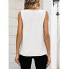 imageANRABESS Women Tank Tops Ruched Shoulder Dressy Blouse Business Casual Outfits Sleeveless V Neck Shirt Beach Vacation ClothesWhite