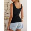 imageANRABESS Women Tank Tops Scoop Neck Ribbed Knit Summer Sweater 2026 Sleeveless Casual Shirts Cute Beach Vacation ClothesBlack